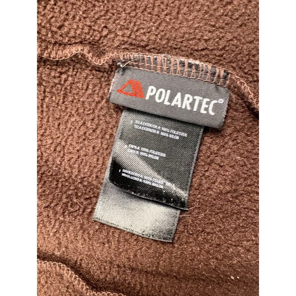 The North Face Men's Denali Polartec Fleece Jacket Large Brown Y2K Vintage 2007